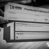 Boleta de votación del Partido Demócrata en el caucus de Iowa (distrito electoral Des Moines 61). Foto: Phil Roeder (CC BY 2.0). Blog Elcano