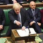 Prime Minister Boris Johnson for his statement ahead of any votes on the renegotiated Brexit deal in the House of Commons (October 2019). Photo: ©UK Parliament/Jessica Taylor (CC BY 3.0). Elcano Blog