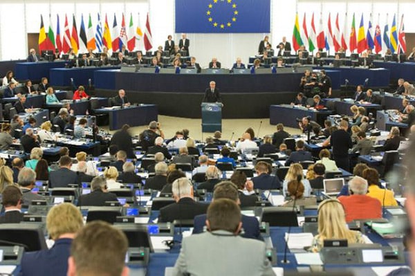 Discurso del Estado de la Unión Europea de Jean-Claude Juncker, presidente de la Comisión Europea, en el hemiciclo del Parlamento Europeo en Estrasburgo. 9/9/2015. © European Union 2015 - EC, Foto: Leguerre Johanna ©: AFP-Services, EC-Audiovisual Service. Blog Elcano.