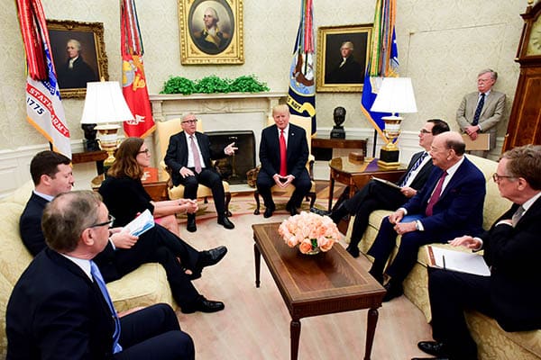 Juncker and Trump end the trade war and revive a watered-down version of TTIP