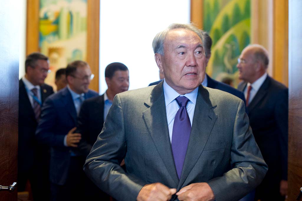 La dimisión de Nazarbáyev: implicaciones para el futuro de las relaciones España-Kazajistán. Nursultán Nazarbáyev durante su visita al Palais des Nations (Ginebra, Suiza)