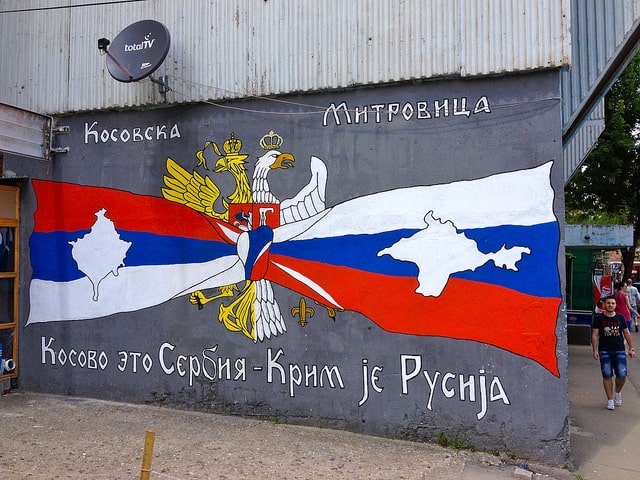 El corazón partido de Serbia. Foto: Allan Leonard / Flickr (CC BY-NC 2.0).