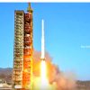Captura de imagen del lanzamiento del satélite Kwangmyongsong-4 (7/2/2016). Fuente: Korean Central Television (KCTV). Blog Elcano