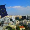 La bandera de la UE en Nicosia, Chipre. Foto: NewNicosia (Wikimedia Commons / CC BY-SA 3.0)
