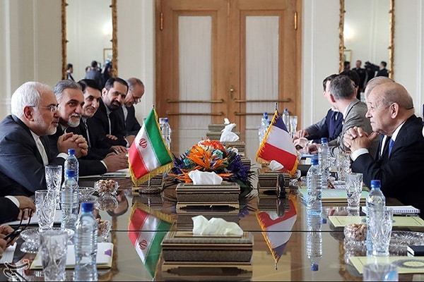 France’s Iran policy indicates INSTEX will not undermine sanctions. Iran Foreign Minister Mohammad Javad Zarif meets with France Minister of Europe and Foreign Affairs Jean-Yves Le Drian in Tehran
