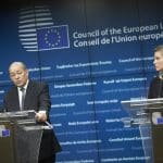 Jean-Yves Le Drian, French Minister of Defence; and Federica Mogherini, High Representative of the EU for Foreign Affairs and Security Policy ,at the 3426th Council of Foreign Affairs (Defence) on 17 November 2015. Photo: The European Union (Non Commercial Use).. Elcano Blog