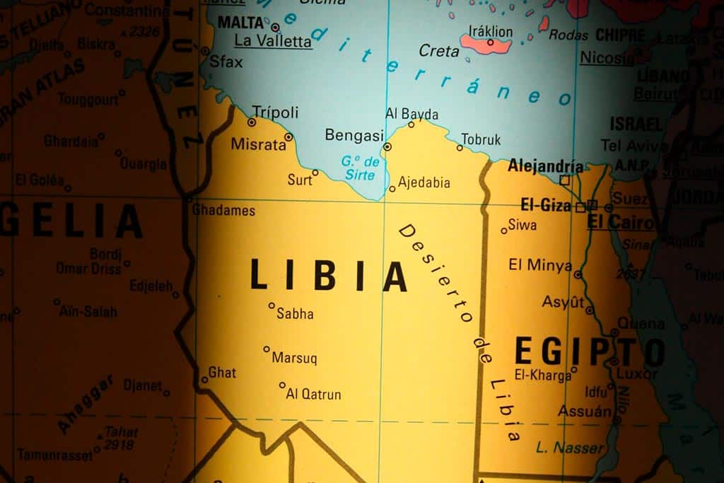 Mapa de Libia. Foto: Olga Berrios (CC BY 2.0). Blog Elcano