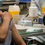 The global agenda: immunising the world. COVID-19 vaccine in Macau (China). Photo: Macau Photo Agency (@macauphotoagency). Elcano blog