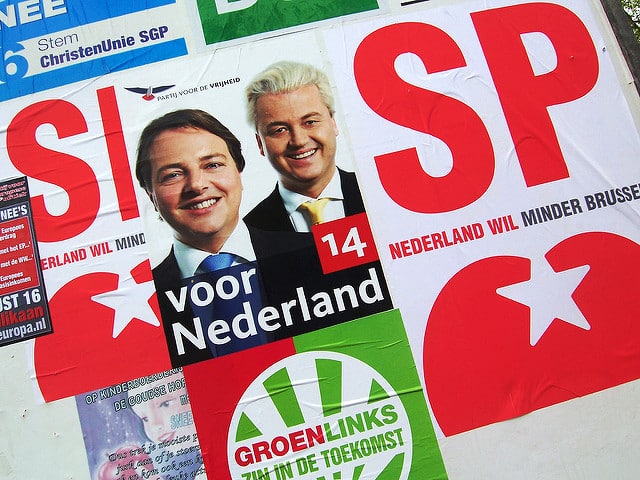 Barry Madlener y Geert Wilders en un cartel de las Elecciones al Parlamento Europeo (2009). Foto: screenpunk (CC BY-NC 2.0). Blog Elcano