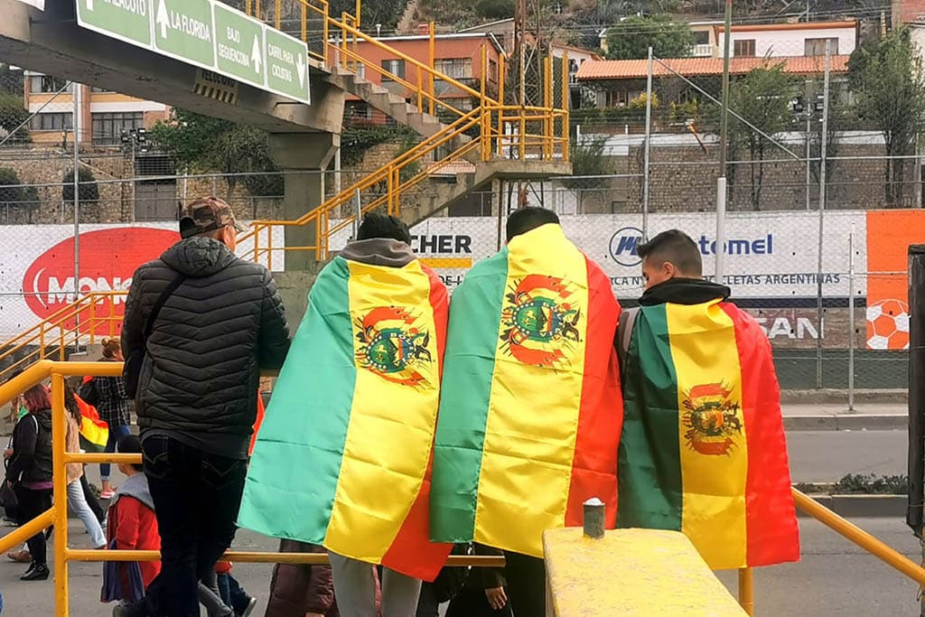 Manifestaciones post electorales en la zona Sur de La Paz, Bolivia. Foto: Mandarina420 (trabajo propio) (Wikimedia Commons / CC BY-SA 4.0). Blog Elcano