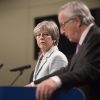 Brexit: yielding step by step to ‘sufficient progress’... for now. Prime Minister Theresa May meets with European Commission President Jean-Claude Juncker in Brussels.