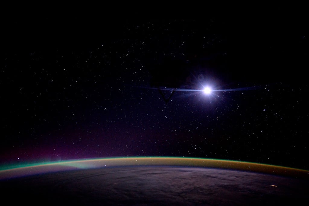 Salida de la Luna desde la Estación Espacial Internacional (2016). Foto: NASA/Kate Rubins (CC BY-NC 2.0). Blog Elcano