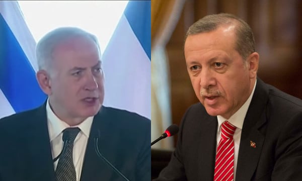 Turquía-Israel, manda la realpolitik. Foto: Bejamín Netanyahu, primer ministro de Israel, y Recep, presidente de Turquía. Blog Elcano