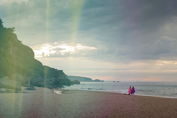 Playa de la Ñora, cerca de Gijón. Foto: Luis Lozano (CC BY-NC 2.0)