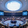 Primera reunión del Consejo del Atlántico Norte en la nueva sede de la OTAN (mayo de 2018). Foto: NATO North Atlantic Treaty Organization (CC BY-NC-ND 2.0). Blog Elcano