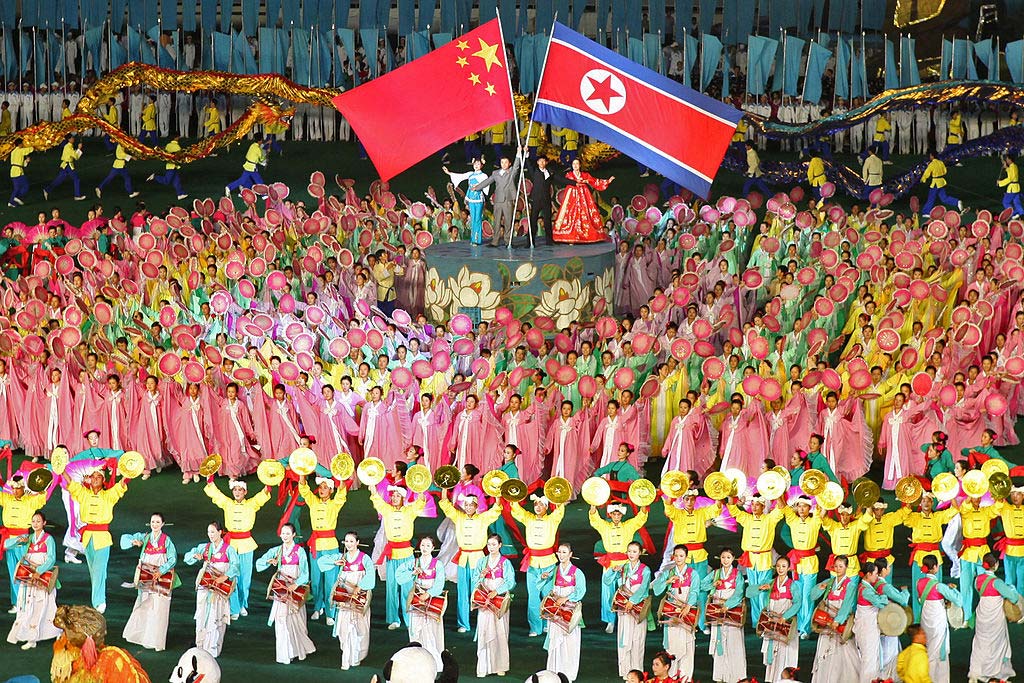 Celebración de las relaciones entre China y Corea del Norte durante el Festival Arirang de 2012 en Pyongyang. Foto: Roman Harak (Wikimedia Commons / CC BY-SA 2.0). Blog Elcano