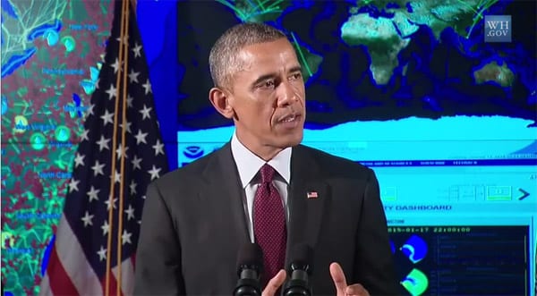 Barack Obama en el NCCIC. 13/1/2015. Blog Elcano