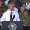 Rota, Obama y la defensa antimisiles. Barack Obama ante las tropas en la Base Naval de Rota (10/7/2016). Fuente: The White House. Blog Elcano