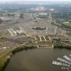 El presidente Trump y su presupuesto de defensa para EEUU ¿de verdad un rearme histórico? Vista aérea del Pentágono, en Washington DC.