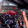 Protestas contra el golpe militar en el centro de Yangon, Myanmar. Foto: VOA Burmese (Wikimedia Commons / Dominio público). Blog Elcano