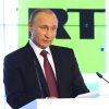 Vladimir Putin en el décimo aniversario de Russia Today, en 2015. Foto: Kremlin.ru (CC BY 4.0)