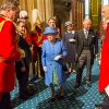 Elizabeth II, who wears a controversial outfit, leaves the Parliament after the Queen's speech on 21 June. Photo: Roger Harris / House of Lords (CC BY-NC 2.0)