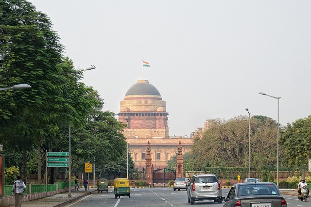 Residencia presidencial. Rashtrapati Bhawan, sede del gobierno de la India. Foto: Nadir Hashmi / Flickr (CC BY-NC-ND 2.0). Blog Elcano