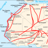 Migration routes from West Africa to Europe. Map: historicair / Wikimedia Commons (CC BY-SA 3.0)