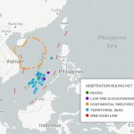 "The arbitration outcome mapped". Mapa: CSIS / AMTI
