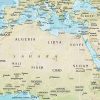 Map showing all the countries of the European Southern Neighbourhood. Map: CIA.