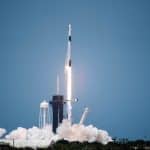 SpaceX Demo-2 launch of two astronauts to the International Space Station (ISS) on 30 May 2020. Photo: Daniel Oberhaus (CC BY 2.0). Elcano Blog