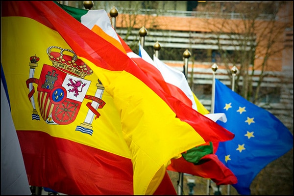 Banderas en el Parlamento Europeo. Foto: © European Union 2011 PE-EP/Pietro Naj-Oleari (CC BY-NC-ND 2.0).