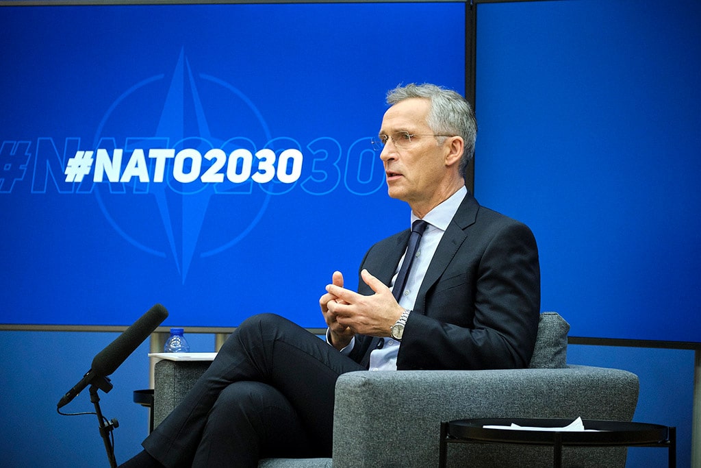 Barcia Trelles, la OTAN y la comunidad atlántica. Jens Stoltenberg, secretario general de la OTAN, durante su discurso sobre las implicaciones geopolíticas del COVID-19 y #NATO2030 en el German Institute for Global and Area Studies (30/6/202). Foto: NATO North Atlantic Treaty Organization (CC BY-NC-ND 2.0)