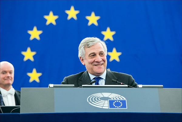 Antonio Tajani, nuevo presidente del Parlamento Europeo, el pasado martes. Foto: © European Union 2017 - European Parliament