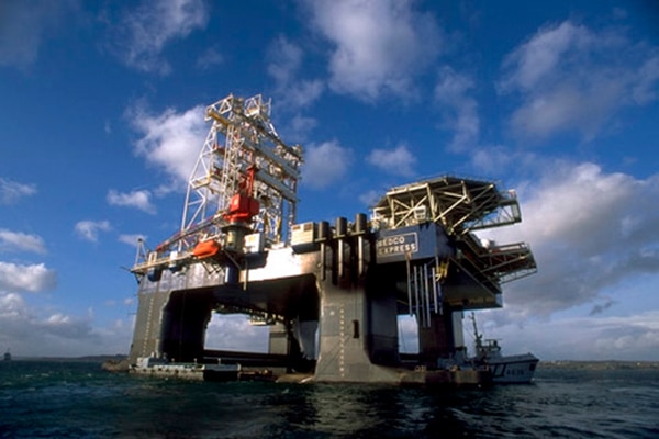 Plataforma de Noble Energy y Transocean en el yacimiento de gas de Tamar. Foto: Hibr (CC BY-NC-SA 2.0). Blog Elcano