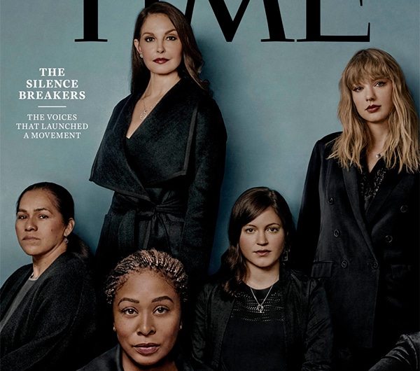 The geopolitics of sexual harassment. TIME Person of the Year 2017: the silence breakers against sexual harassment. Image via Time magazine.