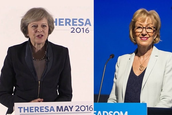 Theresa May, ministra del Interior, y Andrea Leadsom, ministra junior de Energía. Blog Elcano