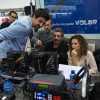 Cesc Gay, Javier Cámara, Ricardo Darín y Dolores Fonzi en el rodaje de "Truman" (2015). Foto: Impossible Films. Blog Elcano