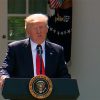 Donald Trump durante sus declaraciones sobre el Acuerdo de París (1/6/2017). Imagen: The White House. Blog Elcano