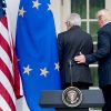 Jean-Claude Juncker and Donald Trump at the White House last July. Photo: Etienne Ansotte / EC / © European Union, 2018