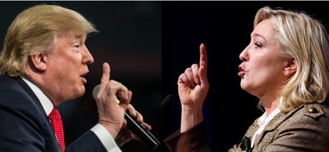 Donald Trump (Republican Party, US) and Marine Le Pen (National Front, France). Elcano Blog