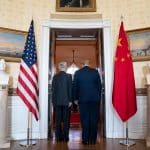 US President Donald J. Trump and Chinese Vice Premier Liu He at the signing ceremony for the U.S-China Phase One Trade Agreement on 15 January. Photo: Official White House Photo by Shealah Craighead (Public Domain). Elcano Blog