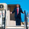 El presidente Donald Trump a su llegada a Tulsa (Oklahoma) el pasado 20 de junio. Foto: Tia Dufour/The White House (Dominio público). Blog Elcano