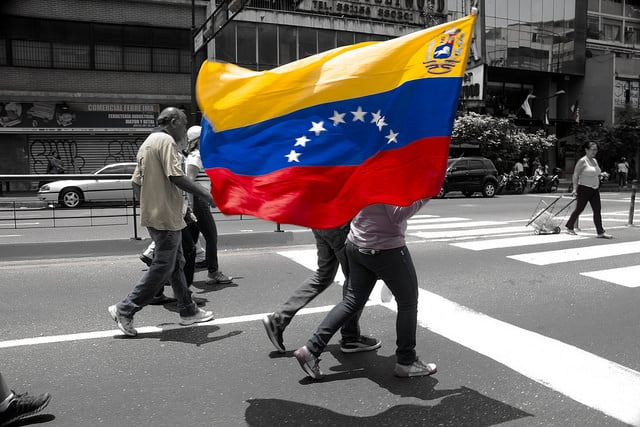 Bandera de Venezuela.. Foto: Alexis Espejo / Flickr. Licencia Creative Commons Reconocimiento NoComercial. Blog Elcano