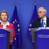 Press conference by EC Presidente Ursula von der Leyen and HRVP Josep Borrell Fontelles, following the special College meeting (8/1/2020). Photo: Jennifer Jacquemart / ©European Union, 2020. EC – Audiovisual Service
