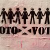 Stencil graffiti sobre el voto en México D.F. Foto: Alexandre Bourdeu (CC BY-NC 2.0)