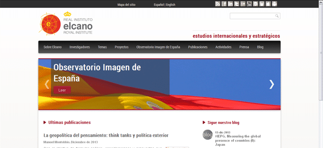 La Web Elcano en 2014: cómo implementar un nuevo diseño (y no morir en el intento). Ivanosca López-Valerio, Blog Elcano