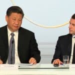 Xi Jinping and Emmanuel Macron at the meeting on Global Governance in Paris (26/3/2019). Image via EC-Audiovisual Service, © European Union, 2019.