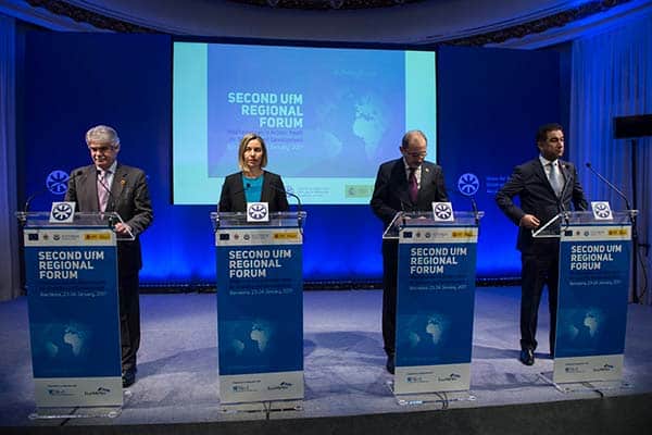II Foro Regional de la Unión por el Mediterráneo en Barcelona (2017). Foto: European External Action Service (CC BY-NC 2.0)