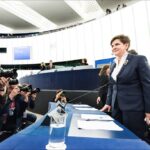 Rule of Law Mechanism: ¿Polonia como ejemplo a –no– seguir? Beata Szydo, primera ministra de Polonia, en el pleno del Parlamento Europeo el pasado día 19 de enero.